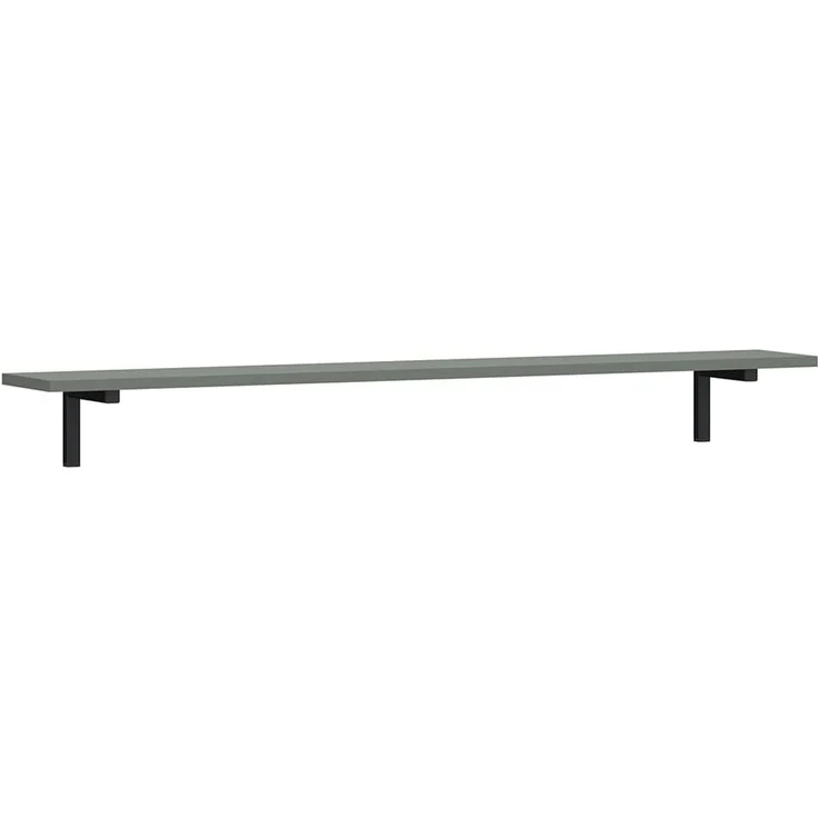 Lomadox Jugendzimmer-Set PARMA-129, (Sparset, 5-tlg, Kleiderschrank Schreibtisch Wandpaneel Kommode Bettgestell), in grau-grün mit Eiche Nb, 90x200 cm Liegefläche – Bild 6