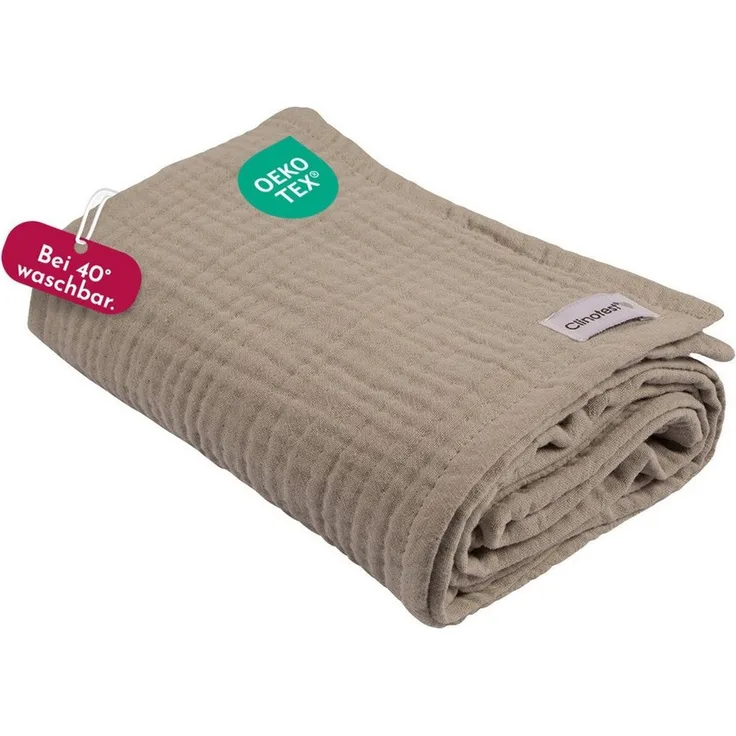Babydecke Musselintuch für Babys 80x80cm, 100% Musselin-Baumwolle, Clinotest, waschbare Mulltücher ohne Einlaufen - saugstarke Baby Spucktücher