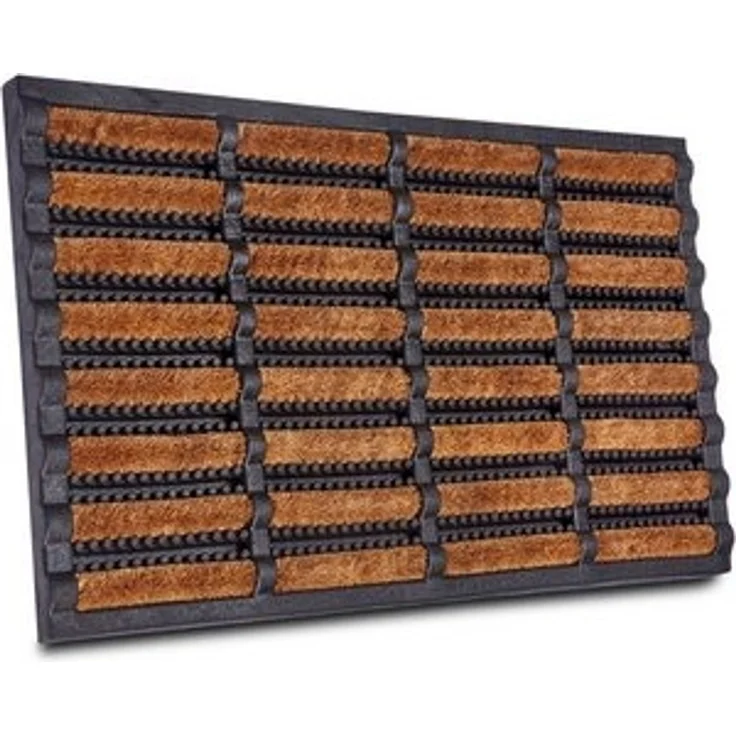 HANSE Home Fußmatte Schmutzfangmatte Brushes Mat, Türmatte, rechteckig, Höhe: 25 mm, Kokos, Gummi, Schmutzfangmatte, Outdoor, Rutschfest, Innen, Kokosmatte – Bild 6