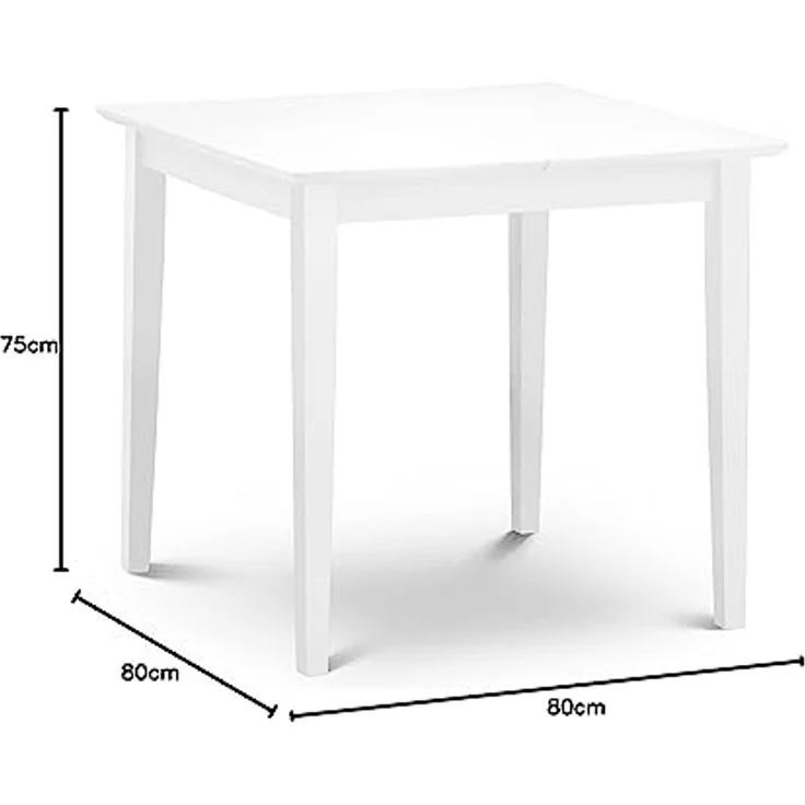 Julian Bowen Rufford Esstisch, Weiß – Bild 3