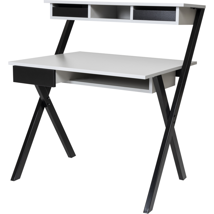 Homeoffice Schreibtisch X-Home grau Dekor