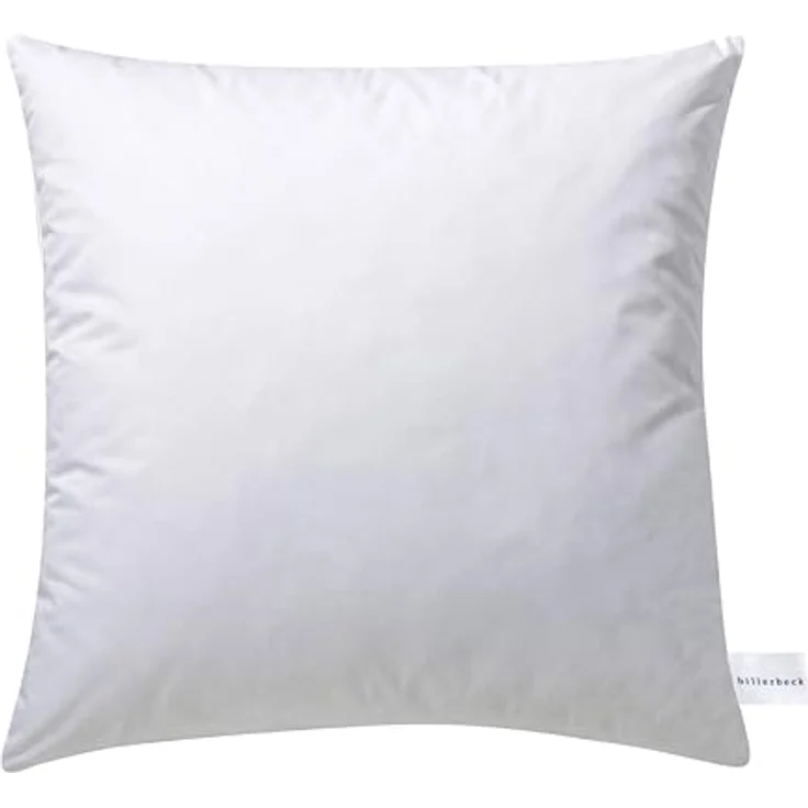 Billerbeck Kopfkissen Kuschelkissen D/F - Kissen in 40 x 40 cm – weiches Kuschelkissen – 50% Daunen, 50% Federn – mit Tragetasche – Bild 1