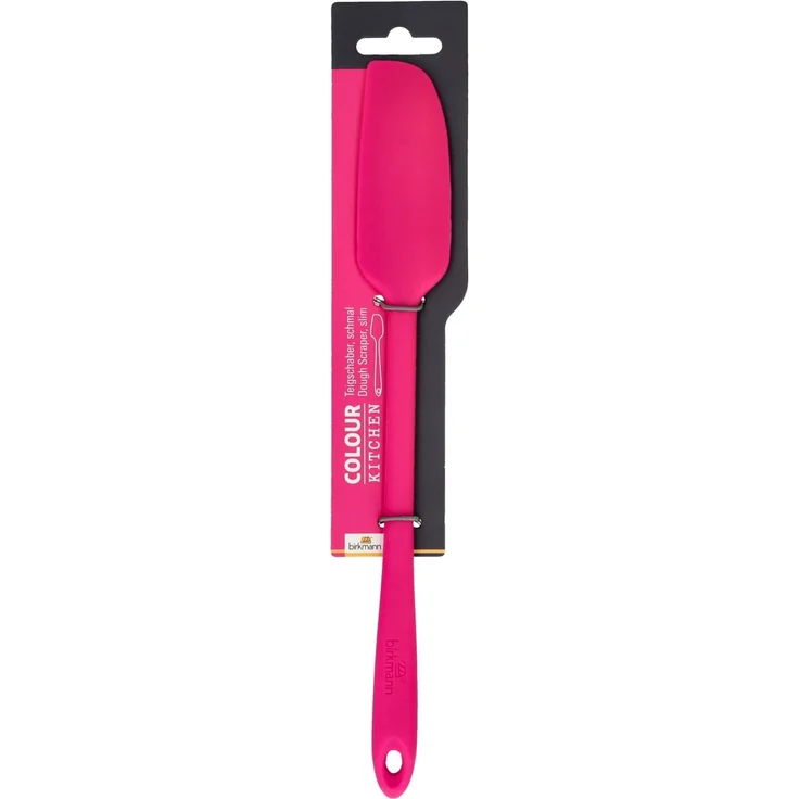 Birkmann 'COLOUR KITCHEN' Backhelfer Teigschaber schmal, Silikon pink, 3.6 x 27.5 x 1 cm, lebensmittelecht – Bild 2