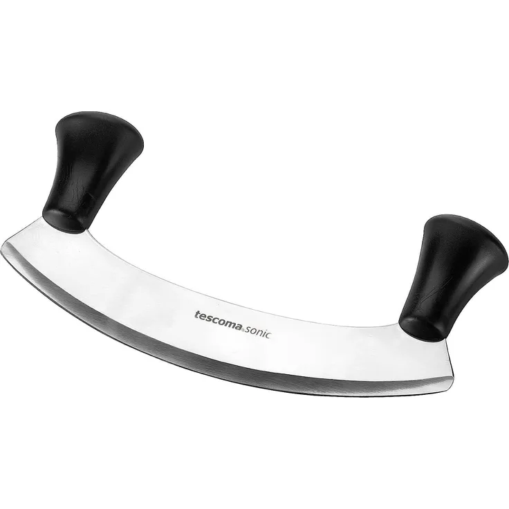 Tescoma 862064 Wiegemesser, Kunststoff, Silber-schwarz, 27,5 x 14 x 4 cm