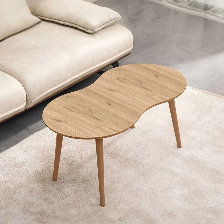 Skye Decor 'Moon - Oak' Couchtisch, Eiche, 99 x 45 x 54 cm – Bild 1