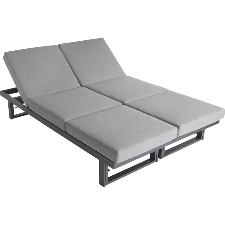 Piazza Gartenlounge Set, Aluminium, grau, für 6 Personen – Bild 9
