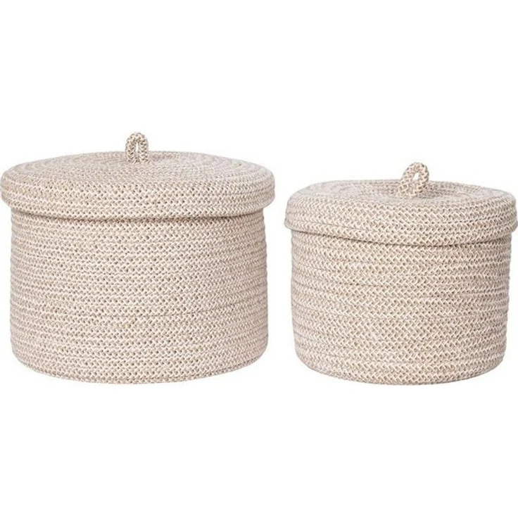 ebuy24 Allzweckkorb Sebal Korb Satz von 2 Stk. beige. – Bild 4