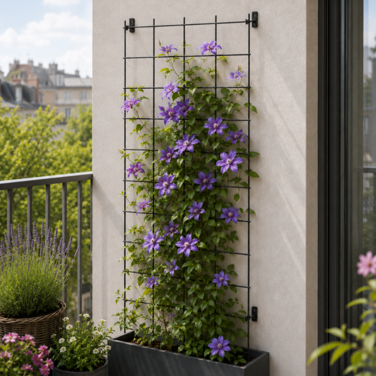 KADAX Garten-Pergola-Metallstütze für Pflanzen, Rosen, Blumen, Gitter, 65 x 170 cm – Bild 7