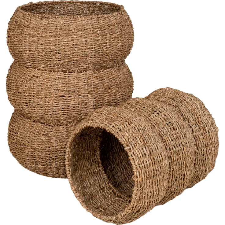 House Nordic Körbe, Seegras, Natur, 2er Set – Bild 3