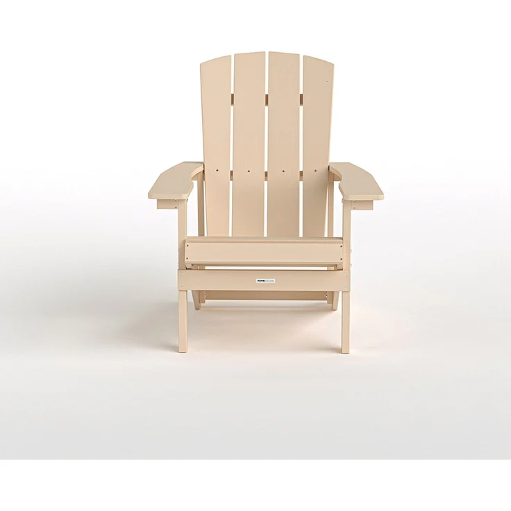 HOME DELUXE Gartenstuhl FAREA inkl. Hocker – Creme-Weiß – Bild 3