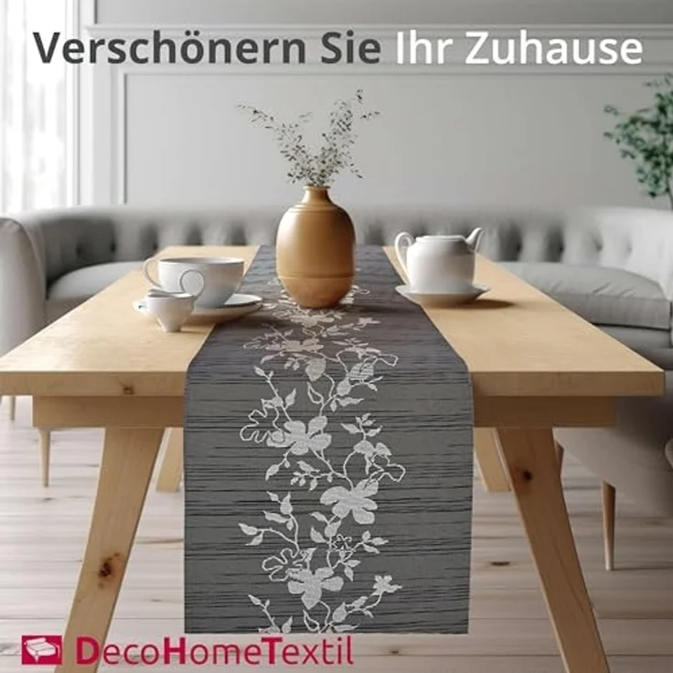DecoHomeTextil Heimtextilmanufaktur Tischläufer Miami Tablerunner, wind- und wetterfest, UV-beständig, verrottungsfest – Bild 3