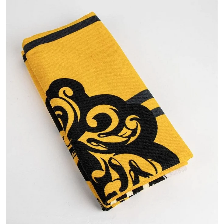 Harry Potter Hufflepuff Badetuch 140×70 cm Polyester Strandtuch – Bild 2