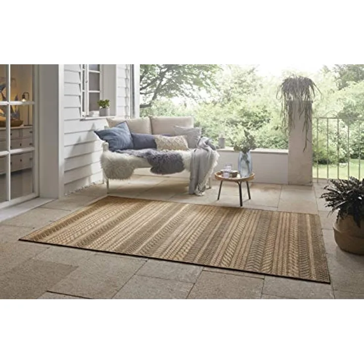 In- & Outdoor Teppich Granado Beige Braun - 200x290x0,6cm