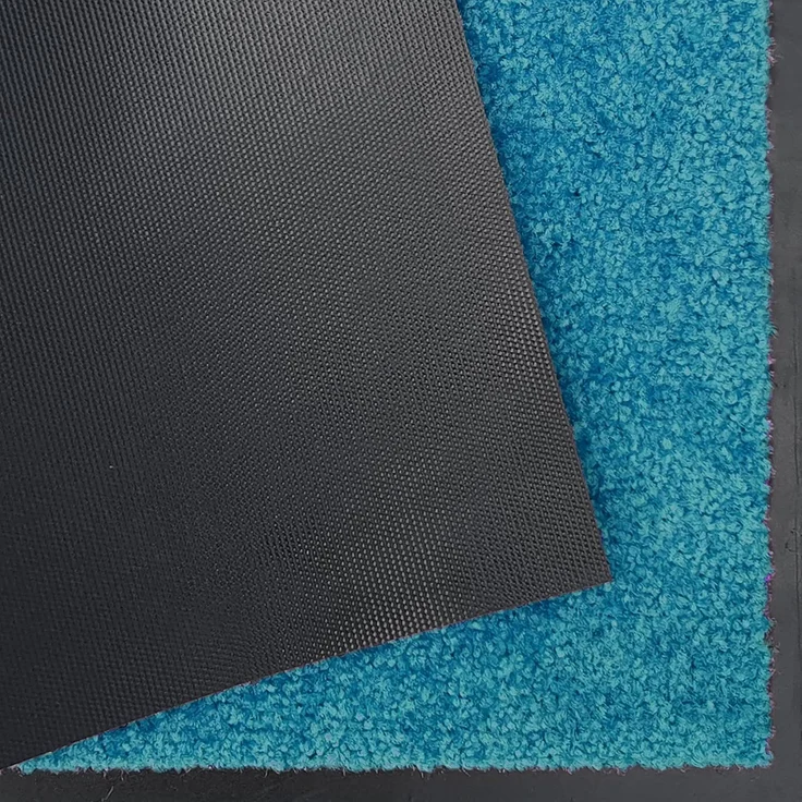 Waschbare Fußmatte Wash & Clean - petrol - 120x180x0,7cm – Bild 5