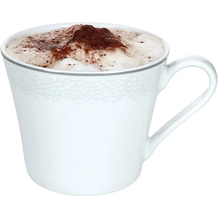 Ritzenhoff & Breker Tasse Ritzenhoff Venezia Kaffeetasse für 6 Personen Becher Pott Relief, Porzellan – Bild 4