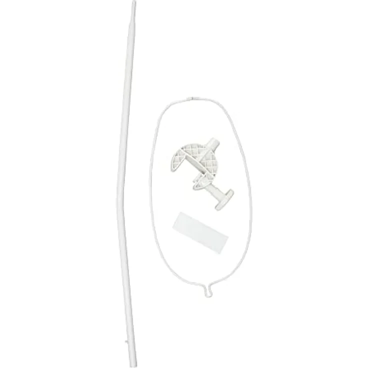 roba Himmelstange - Universal Himmelhalter in weiß - ca. 150 cm - rund – Bild 2