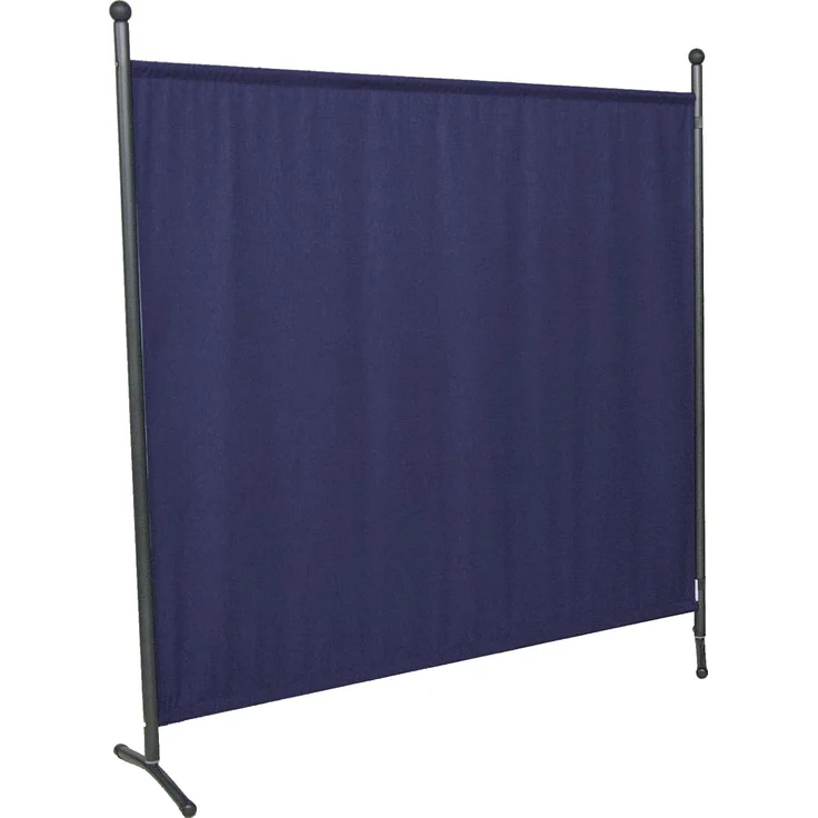Angerer Freizeitmöbel GmbH Stellwand - Raumteiler & Raumtrenner Sichtschutz - Outdoor Paravent für Windschutz & Schatten auf Balkon (178x178 cm, blau) – Bild 1