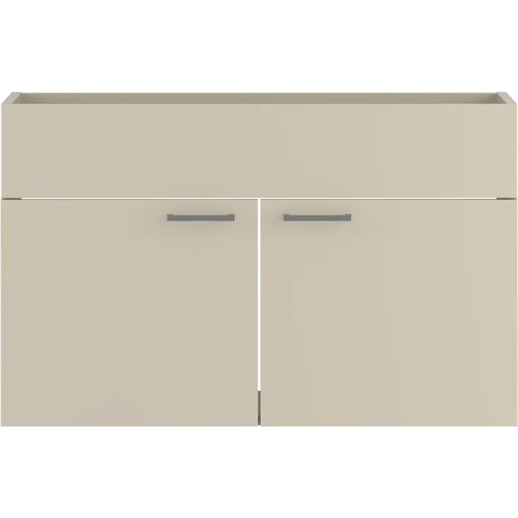 Badplaats Waschbeckenunterschrank Colorado 80x46 cm Cashmere - Hängender Badezimmerschrank mit 2 Schubladen – Bild 5