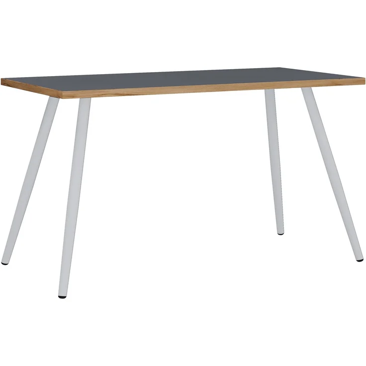 VCM Schreibtisch Salia 920917 Anthrazit / Honig-Eiche H. 70 x B. 110 x T. 50 cm – Bild 2