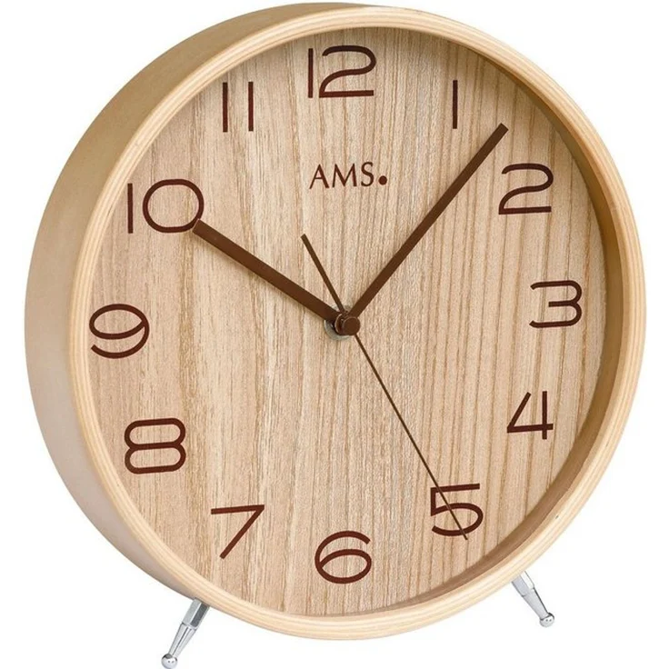AMS Tischuhr Tischuhr modern 22 cm - AMS Modell: 5118 – Bild 2