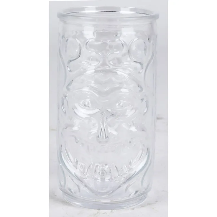 Tiki Glas 500 ml verschiedene Designs 12er Pack – tropische Cocktailgläser für Longdrinks Cocktails und Partys robust für Bar und Gastronomie