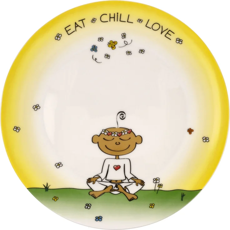 Goebel Der kleine Yogi® Wohnaccessoires KY FB TE Eat Chill Love 23 54103031 – Bild 2
