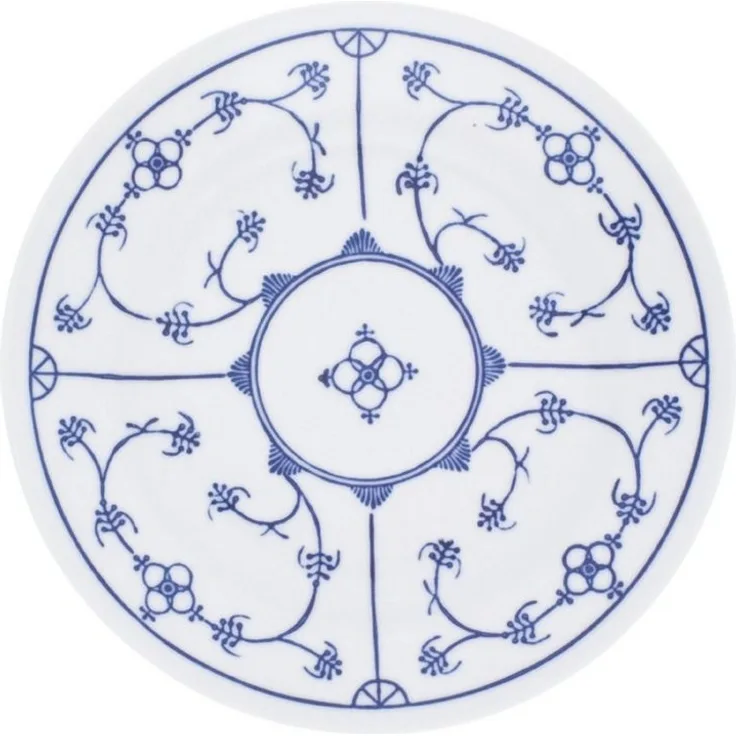 KAHLA Frühstücksteller Blau Saks 19 cm, (1 St), von Hand dekoriert