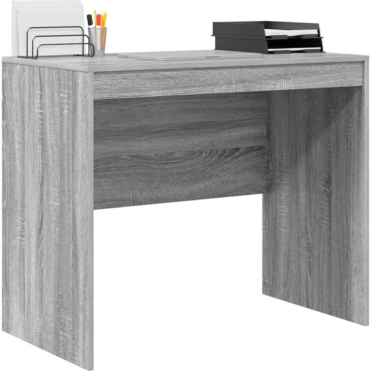 vidaXL Schreibtisch Graues Sonoma 90 x 50 x 76 cm 869439 – Bild 2