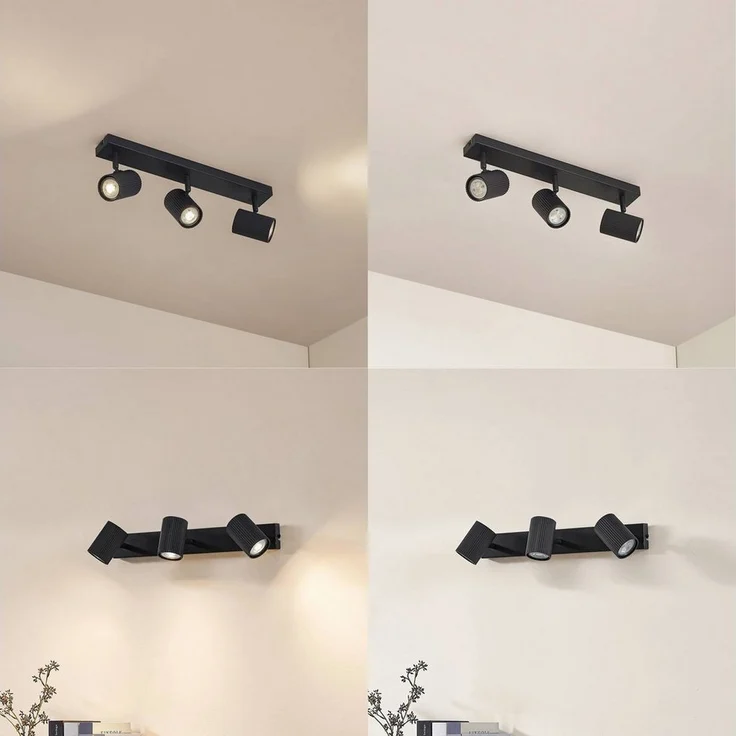 Lindby Deckenstrahler Kardis, Metall, Alu IP20, 3 x 10 W LED – Bild 3