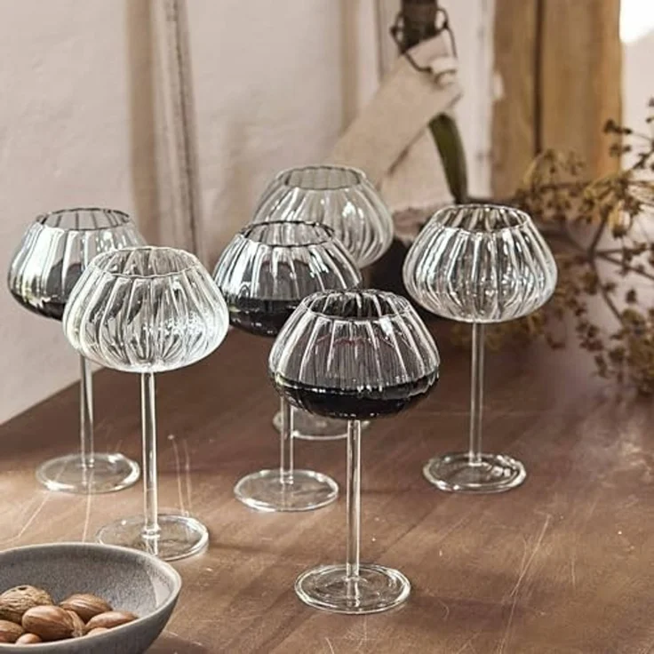 Mirabeau Glas Weinglas 6er Set Minou klar, Glas – Bild 3