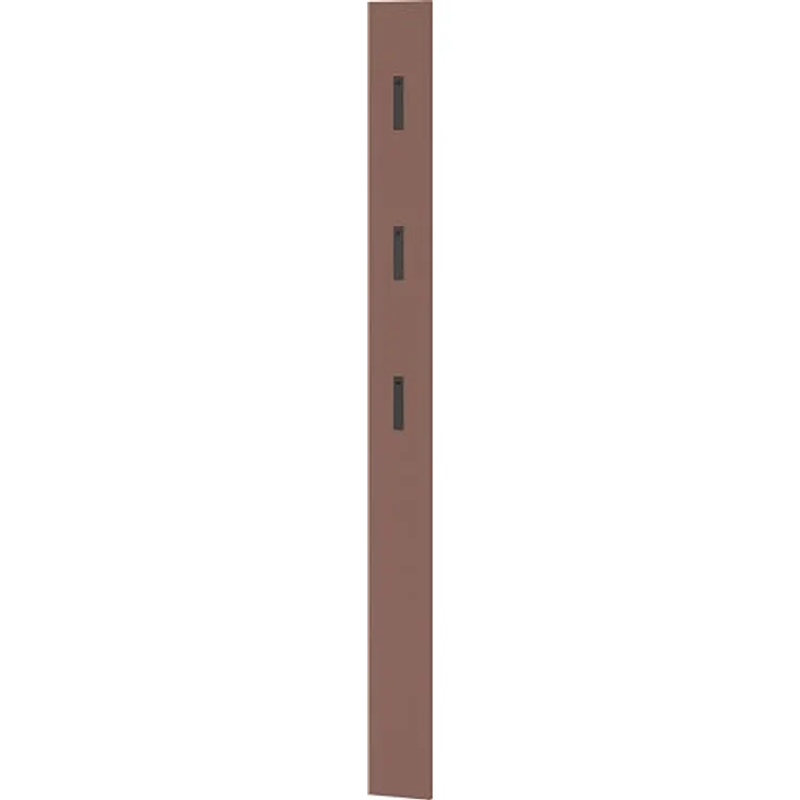 Germania Garderobenpaneel 3728-671 GW-Ameca, in Toffee, mit drei ausklappbaren Kleiderhaken aus Metall, 15 x 170 x 3 cm (BxHxT) – Bild 2