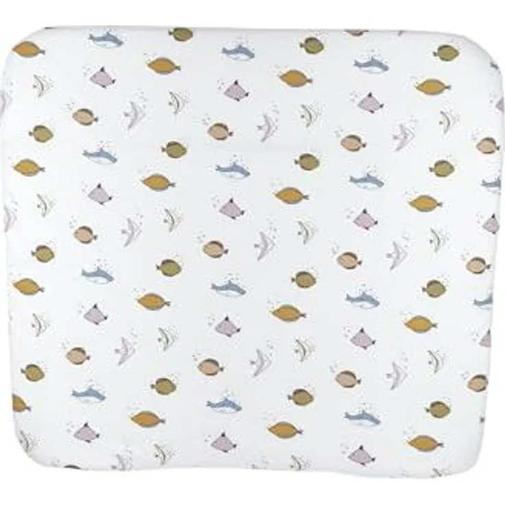 Meyco Wickelauflagenbezug - Wickelbezug Baby - 85x75 cm - Sea