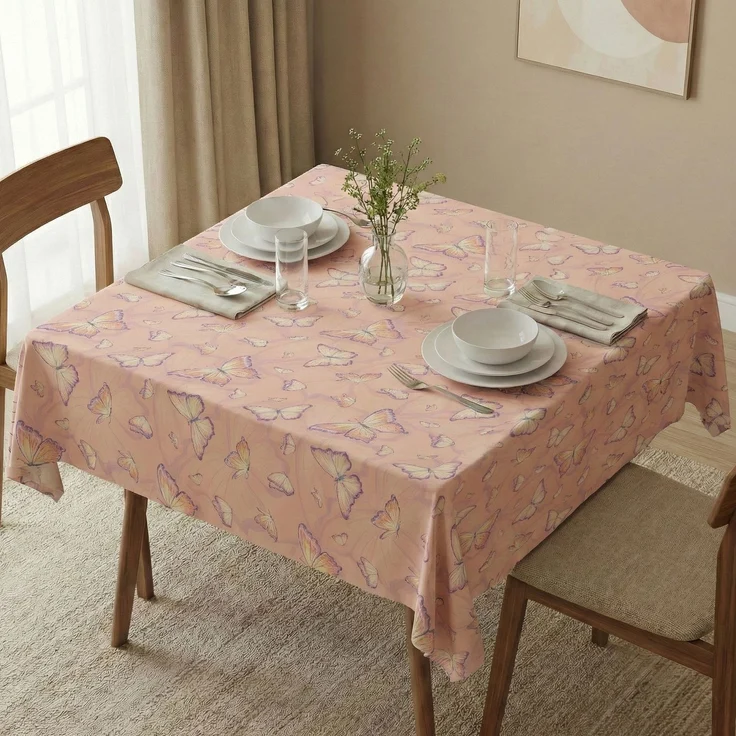 Hermia Concept 'Asr-tblclt25 -2 - 140 x 140' Tischdecke, Mehrfarbig, 140 x 140 cm – Bild 1