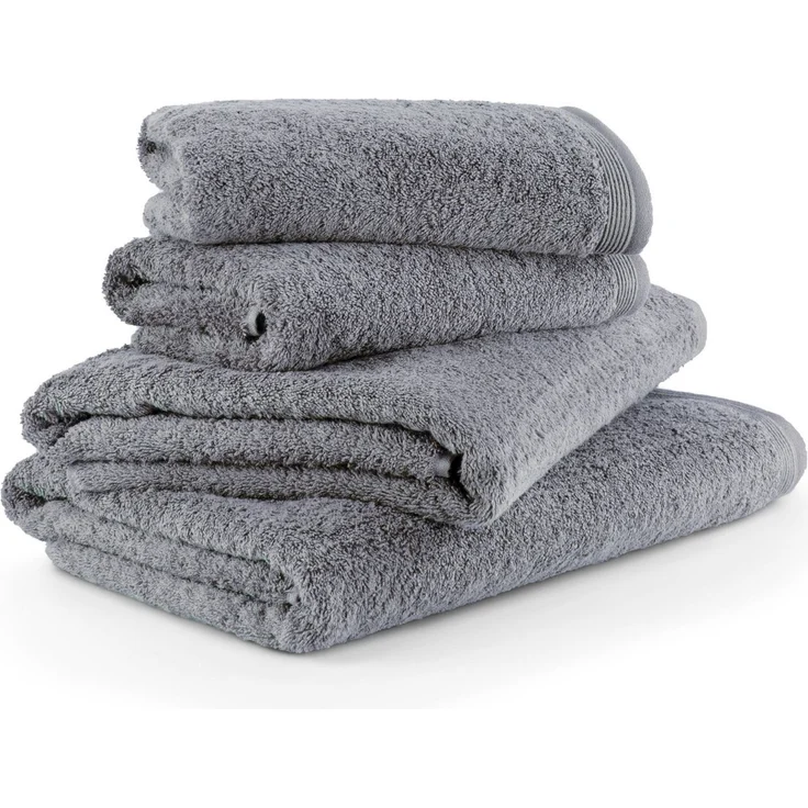 Möve Handtuch Set Superwuschel, Walkfrottee (Set, 4-St), Handtücher Set mit Bordüre, 100% Premium Cotton Baumwolle, weich – Bild 5