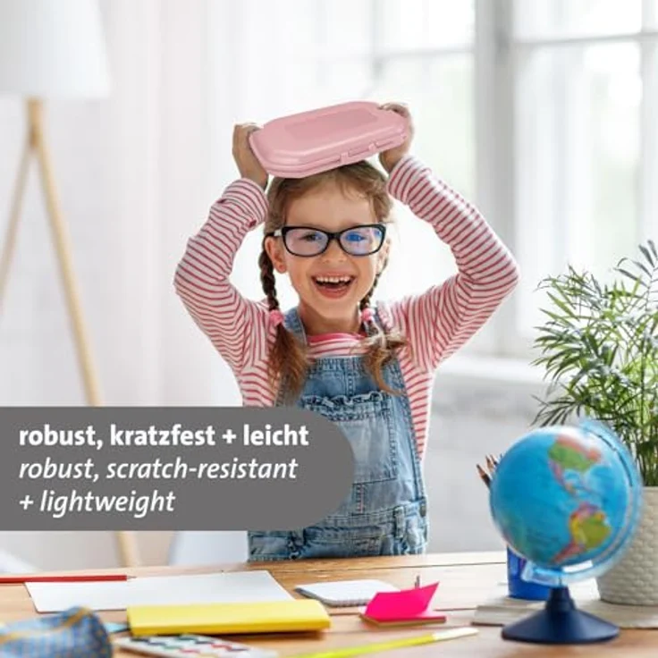 Westmark 3 Brotdosen/Snackboxen -Mini- 300 ml, mit Klick-Verschluss, Höhe: je ca. 3,7 cm, Kunststoff, Rosa, 235122EP – Bild 5