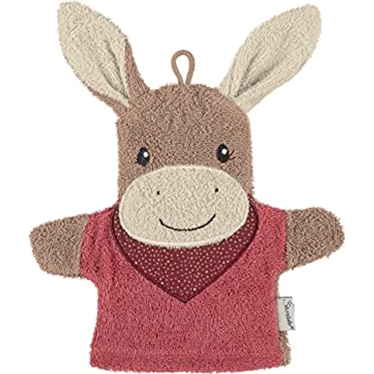 Sterntaler Spiel-Waschhandschuh Emmily mittelblau – Bild 2