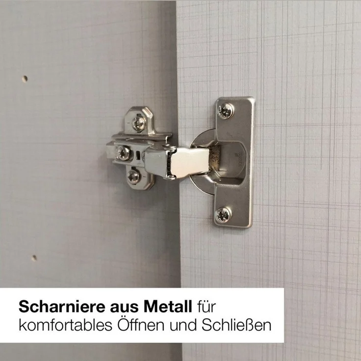 Wimex Drehtürenschrank Kleiderschrank London, in den Breiten 180cm, 225cm oder 270cm (mit verschiedenen Griffen in goldfarben, silberfarben oder schwarz) wahlweise mit Basic- oder Premium-Ausstattung erhältlich – Bild 4