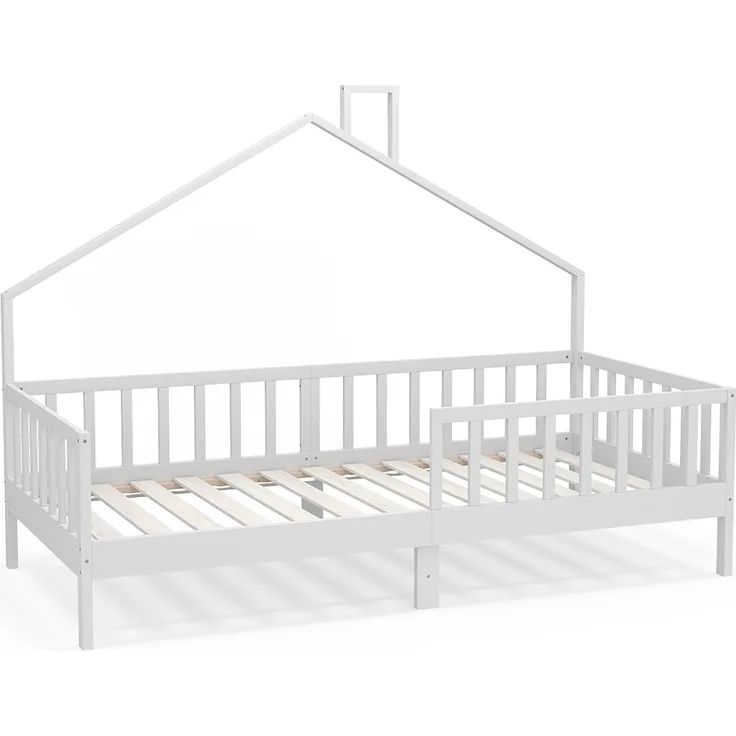 Hausbett Justus Weiß 90x200 cm Vitalispa