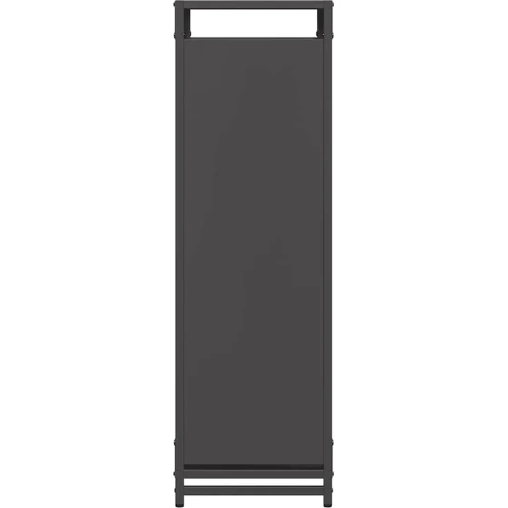 vidaXL Brennholzregal Schwarz 60x28x90 cm Kaltgewalzter Stahl 864211 – Bild 5