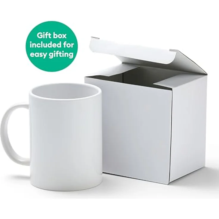 Cricut Keramikbecher-Rohling | 2 Stück | 425 ml (15 fl. Oz) | Weiß – Bild 13
