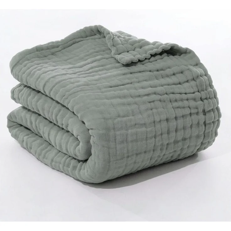 Wohndecke Musselin Decke, JASLIFE, Sommerdecke,100% Baumwolle – Bild 1