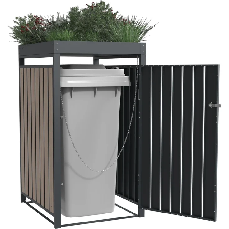 Westmann Metall Mülltonnenbox Planta | 1x240 L | – Bild 4