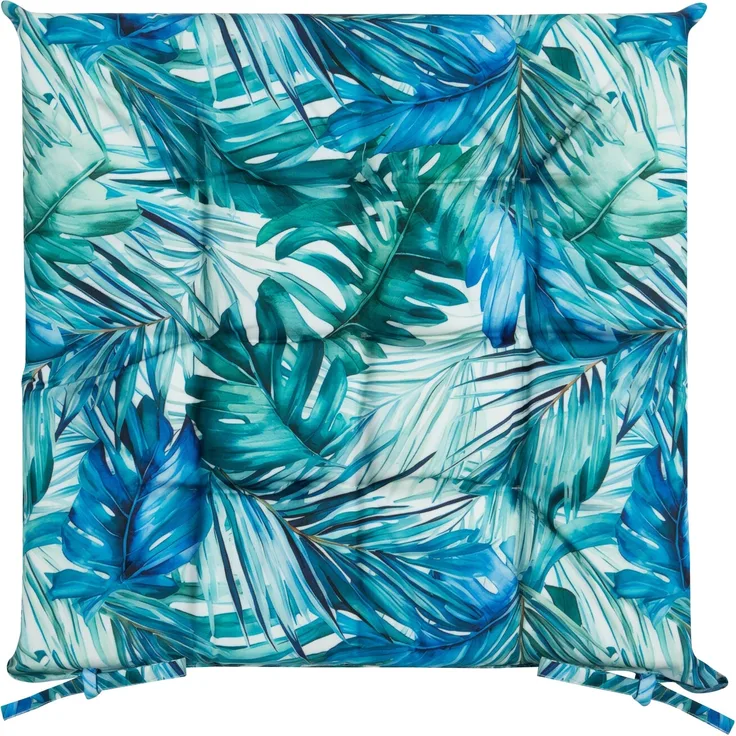 Wasserdichtes Stuhlkissen Outdoor GARTEN 02 40x40x5 blau türkis