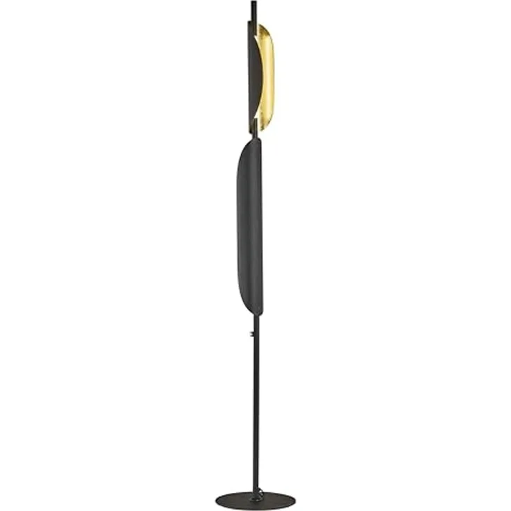 Fischer & Honsel 40474 LED Stehleuchte Skal sandschwarz blattgoldfarben CCT