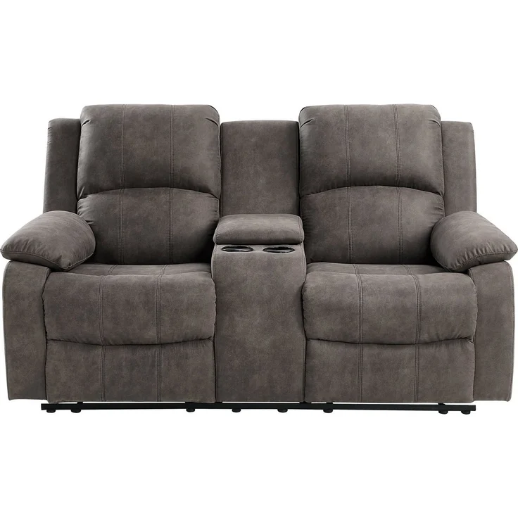 ATLANTIC home collection 2-Sitzer Cicero, mit Relaxfunktion, Federkern und Getränkehalter – Bild 2