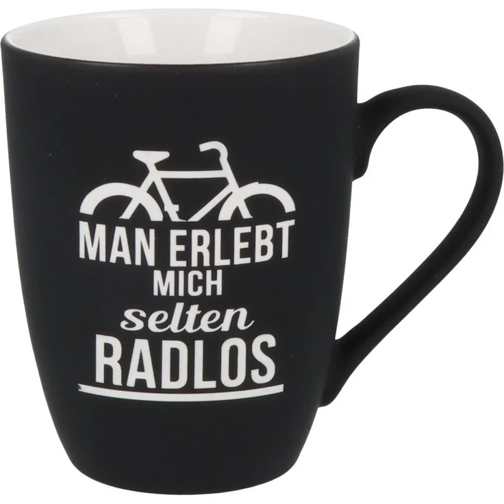 Spruchreif® Tasse SOFT-TOUCH-Tasse mit Gravur·Geschenk für Radfahrer und Mountain Biker – Bild 4