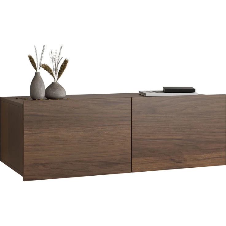 TV-Lowboard Calabrini 100 BR03 (Farbe: Nuss Warmia) – Bild 1