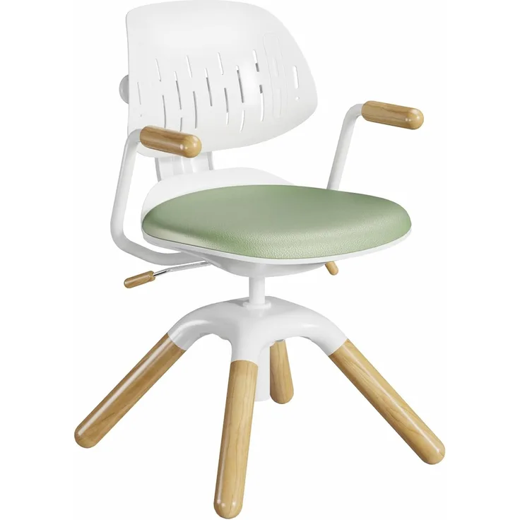 HOKO Kinderstuhl Höhenverstellbarer, mitwachsender Kinder Stuhl (Ergo Study Kid Kinder Schreibtisch Stuhl, Sitz und Rücken separat verstellbar. Ergonomisches Sitzen für Kinder, 1 St)