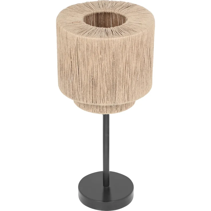 Große Tischleuchte SMILLA aus Jute Natur im Boho Stil, Höhe 45cm – Bild 9
