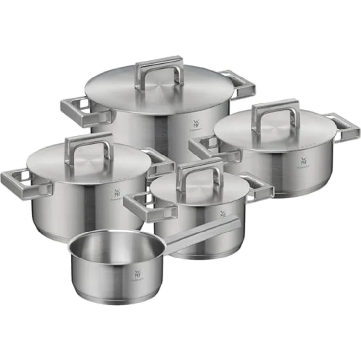Kochtopf-Set Ultimate Cool 9-tlg, Edelstahl, Silber, 29 x 28 x 51 cm – Bild 2